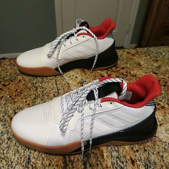 Adidas RunTheGame Men's 8 White EG7972 Running Walking - Picture 3 of 12